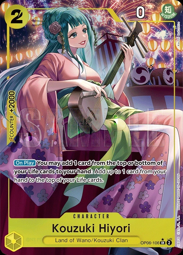Kouzuki Hiyori (OP06-106_p1) Alt Art One Piece card