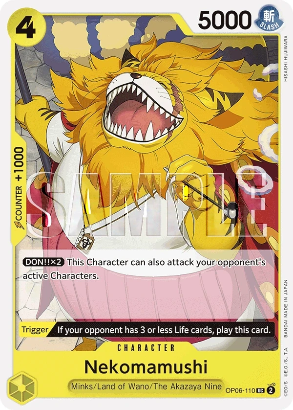 Nekomamushi (OP06-110_r1) Reprint One Piece card