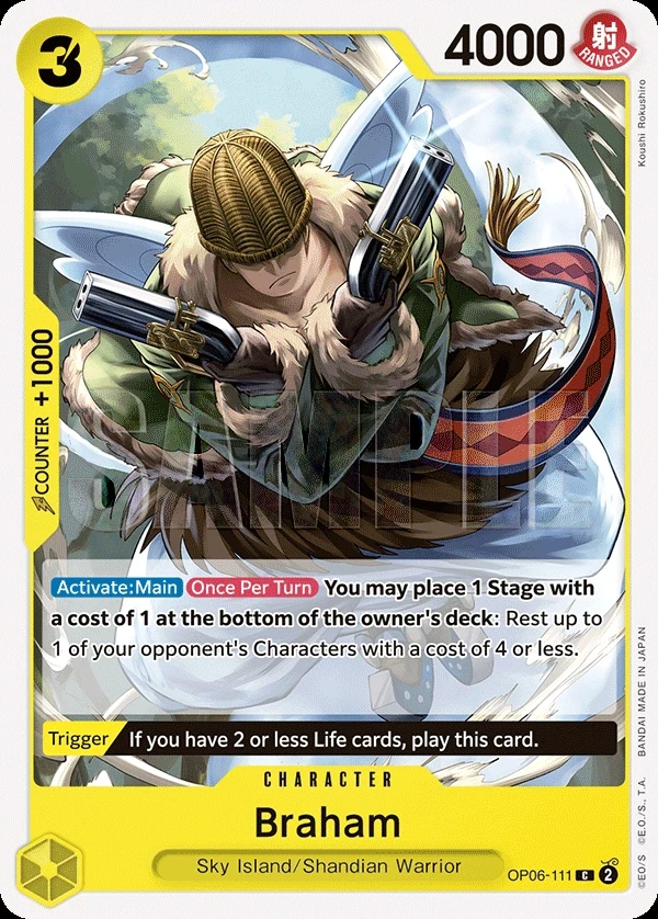 Braham (OP06-111) One Piece card