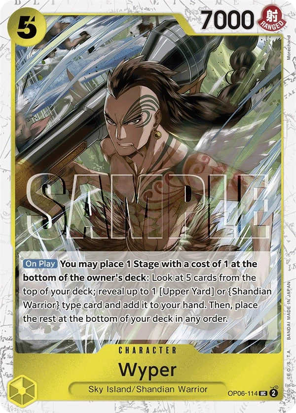 Wyper (OP06-114_p2) Alt Art One Piece card