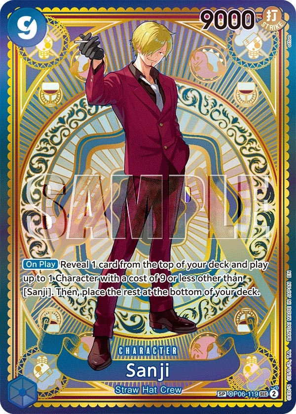 Sanji (OP06-119_p2) SP One Piece card