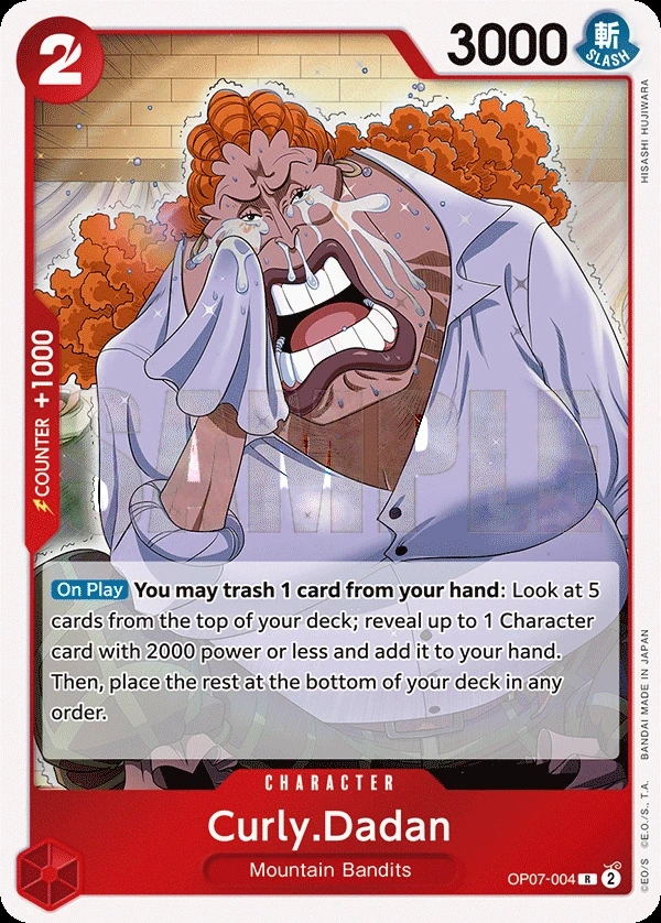 Curly.Dadan (OP07-004) One Piece card
