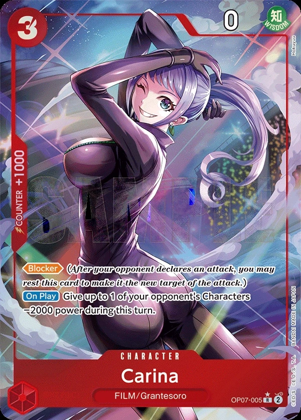 Carina (OP07-005_p1) Alt Art One Piece card