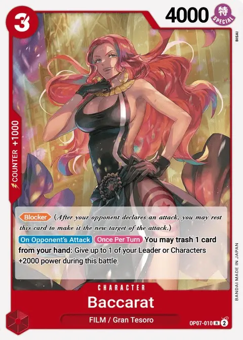 Baccarat (OP07-010) One Piece card