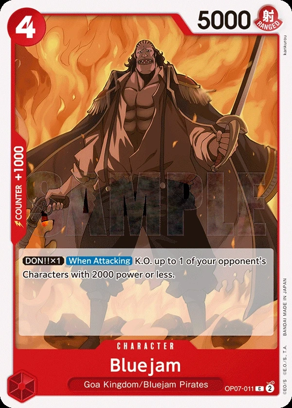 Bluejam (OP07-011) One Piece card