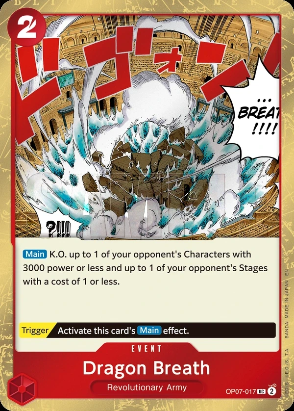 Dragon Breath (OP07-017_p1) Alt Art One Piece card