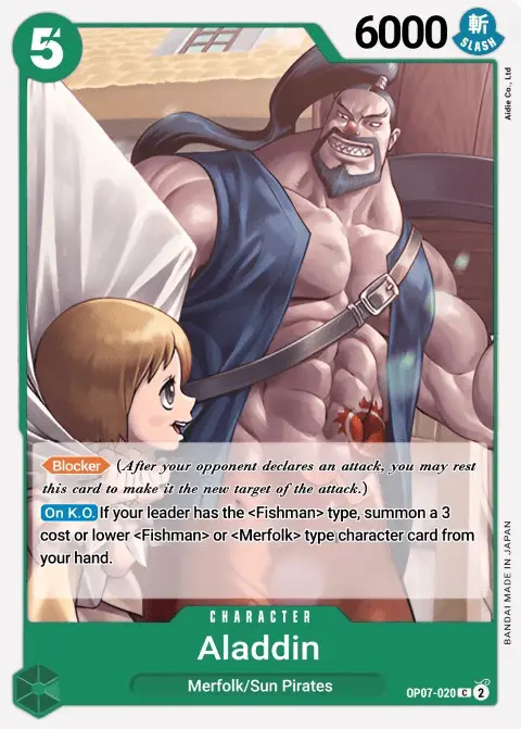 Aladine (OP07-020) One Piece card