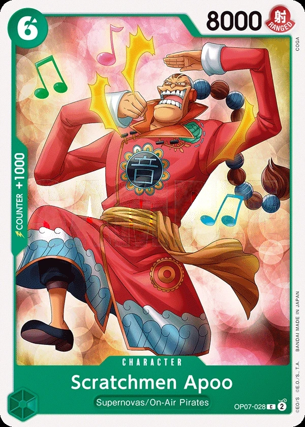 Scratchmen Apoo (OP07-028) One Piece card
