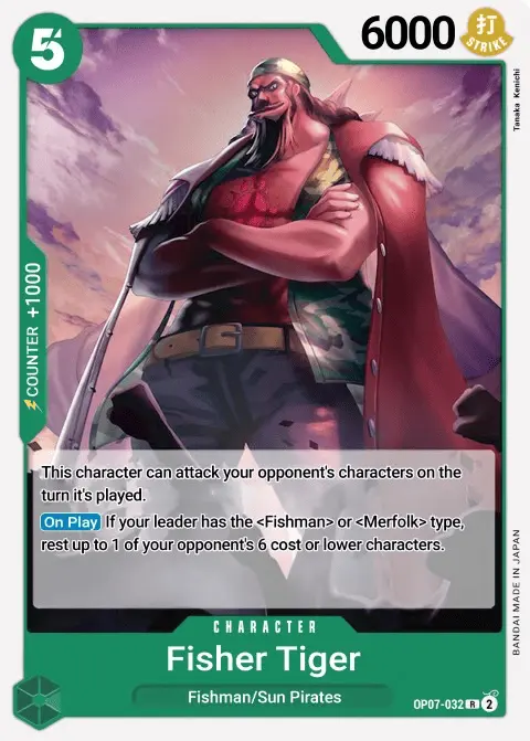 Fisher Tiger (OP07-032) One Piece card