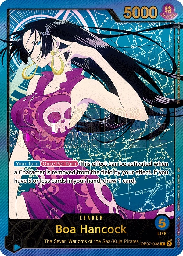 Boa Hancock (OP07-038_p2) Alt Art One Piece card