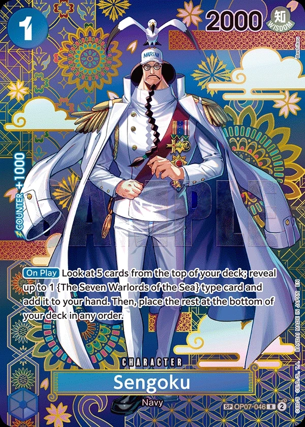 Sengoku (OP07-046_p2) SP One Piece card