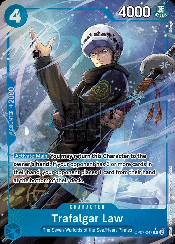 Trafalgar Law (OP07-047_p1) Alt Art One Piece card