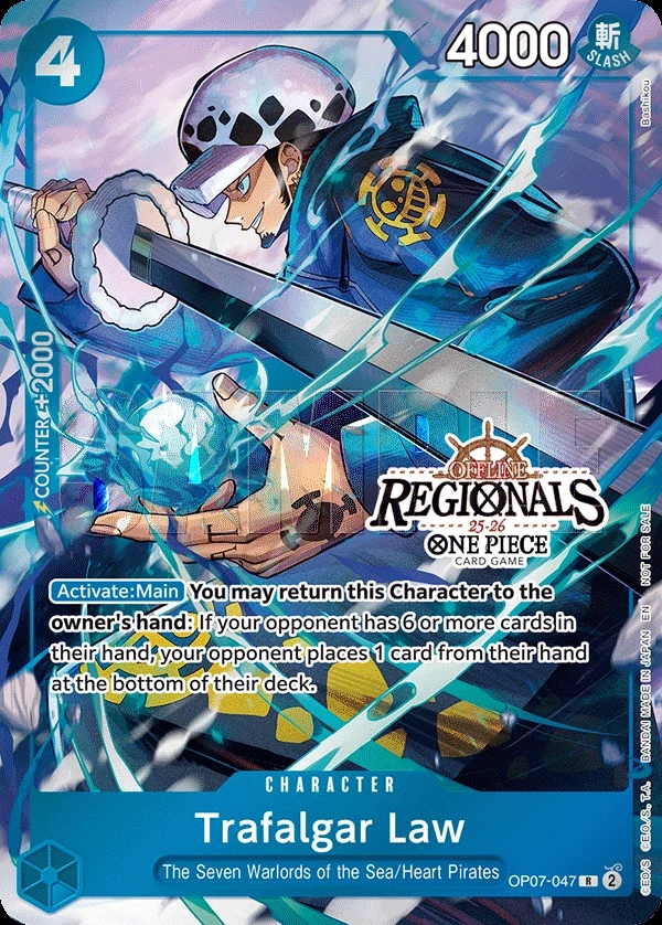 Trafalgar Law (OP07-047_p2) Alt Art One Piece card