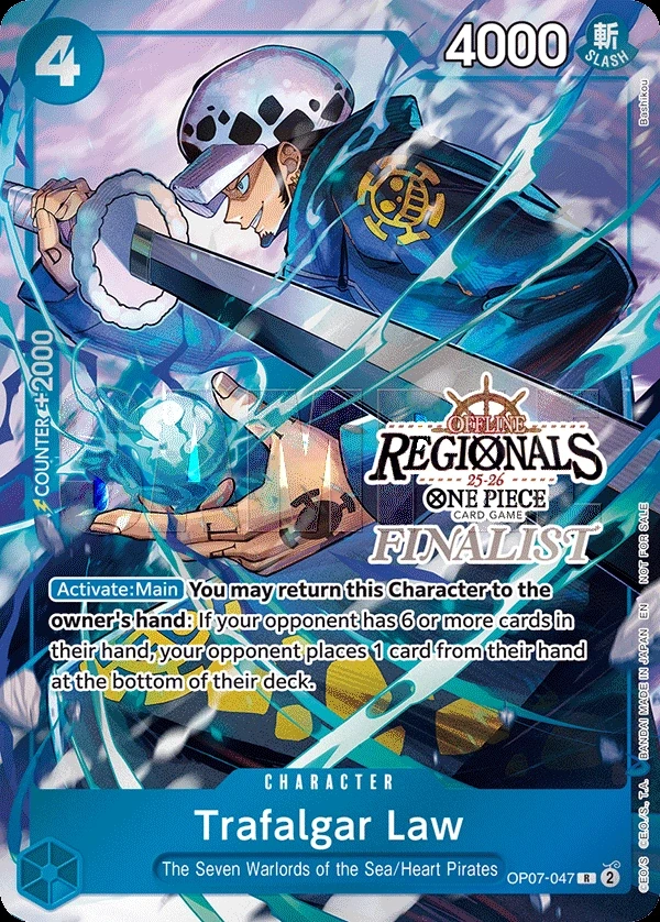 Trafalgar Law (OP07-047_p3) Alt Art One Piece card