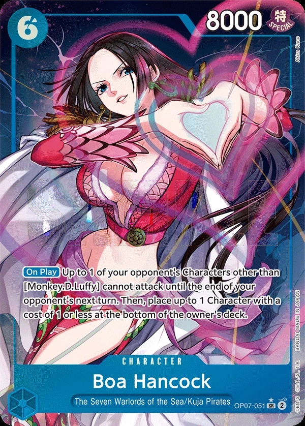 Boa Hancock (OP07-051_p1) Alt Art One Piece card
