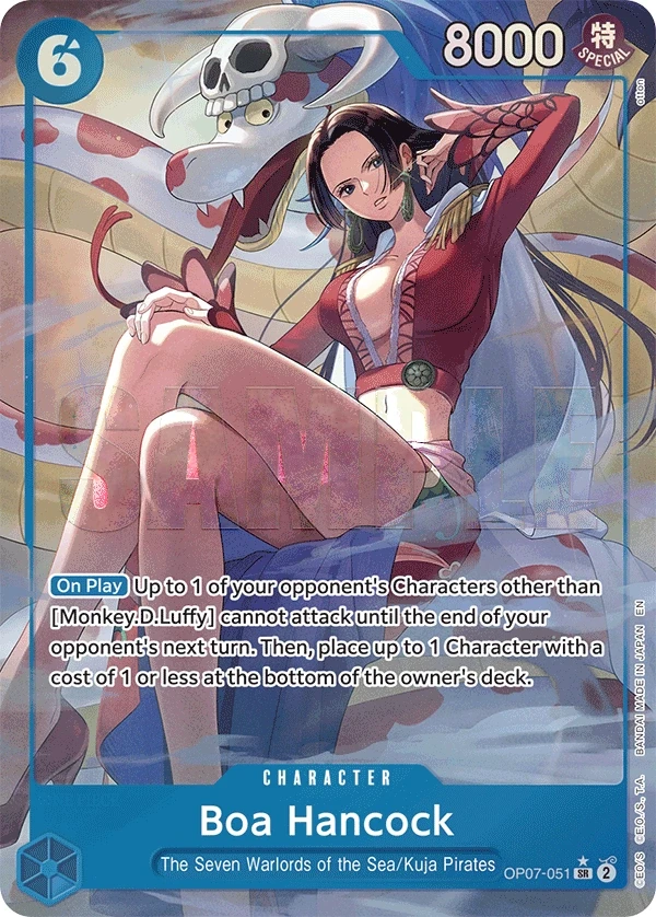 Boa Hancock (OP07-051_p5) Alt Art One Piece card