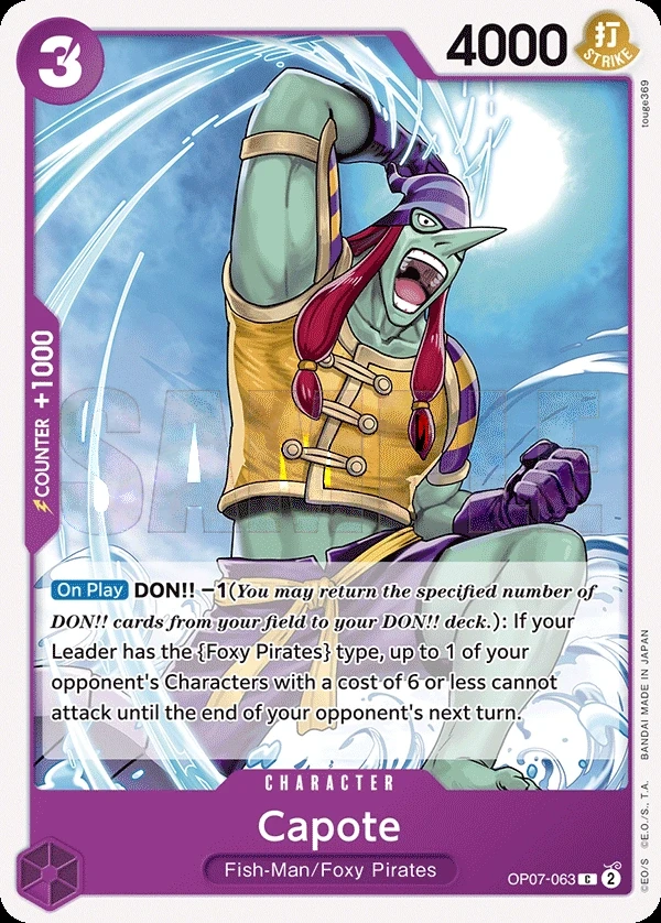 Capote (OP07-063) One Piece card