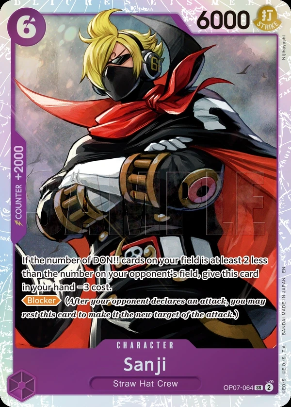 Sanji (OP07-064_r1) Reprint One Piece card