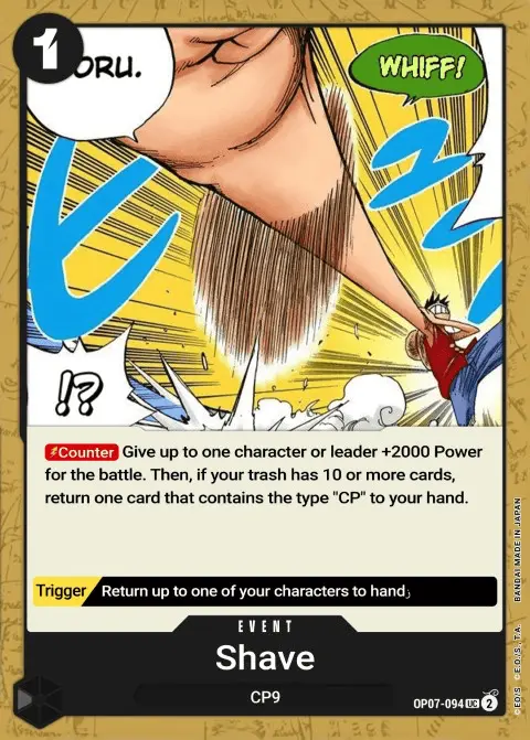 Shave (OP07-094) One Piece card