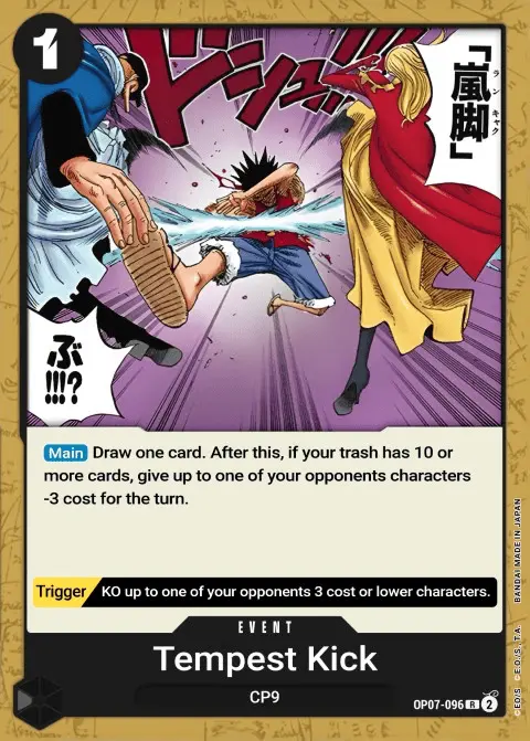 Tempest Kick (OP07-096) One Piece card