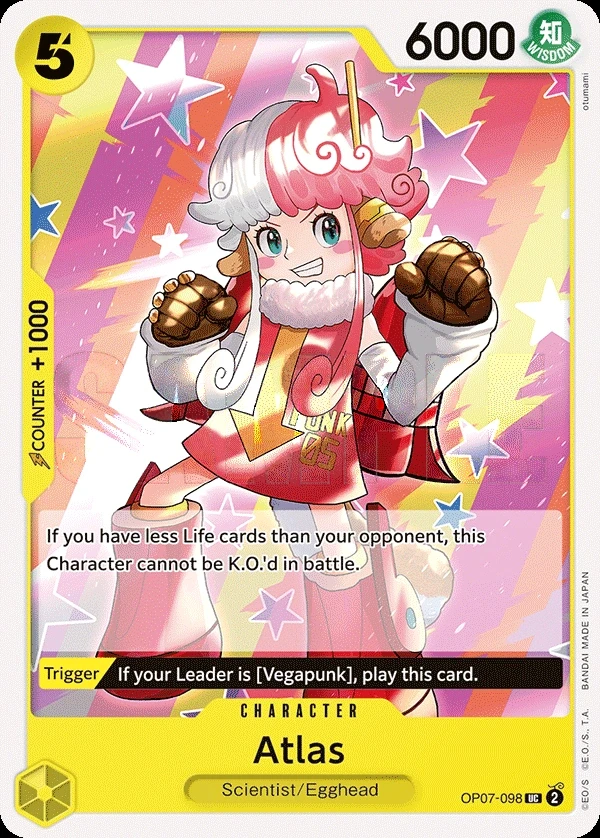 Atlas (OP07-098) One Piece card
