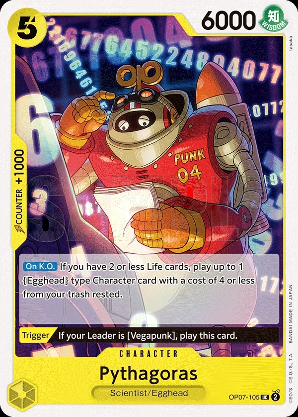 Pythagoras (OP07-105) One Piece card