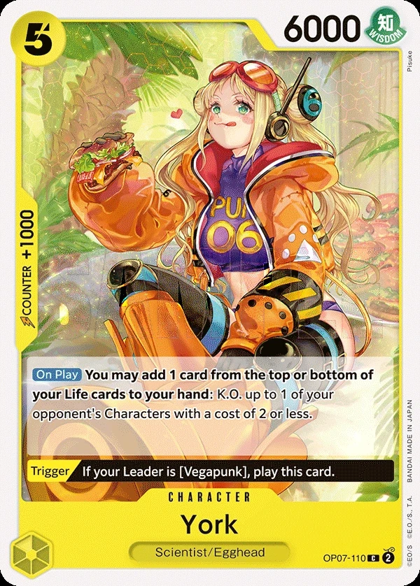 York (OP07-110) One Piece card