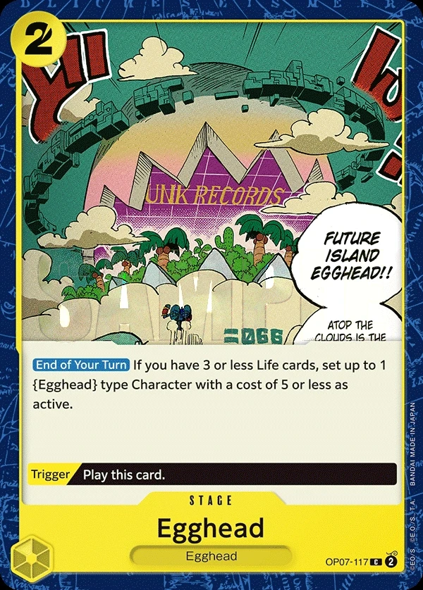 Egghead (OP07-117) One Piece card