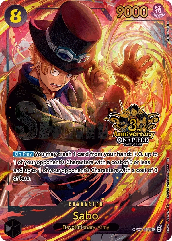 Sabo (OP07-118_p3) Alt Art One Piece card