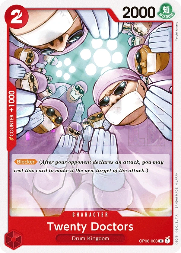 Twenty Doctors (OP08-003) One Piece card