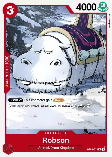 Robson (OP08-013) One Piece card