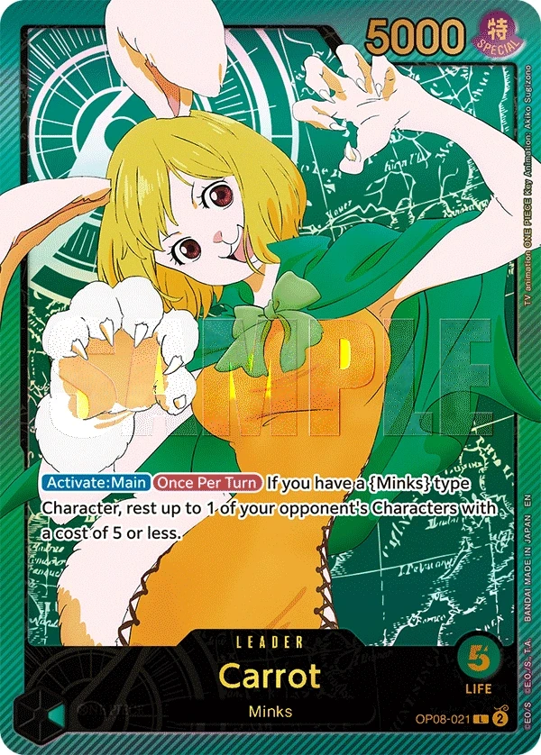 Carrot (OP08-021_p2) Alt Art One Piece card