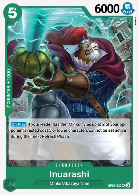 Inuarashi (OP08-022) One Piece card