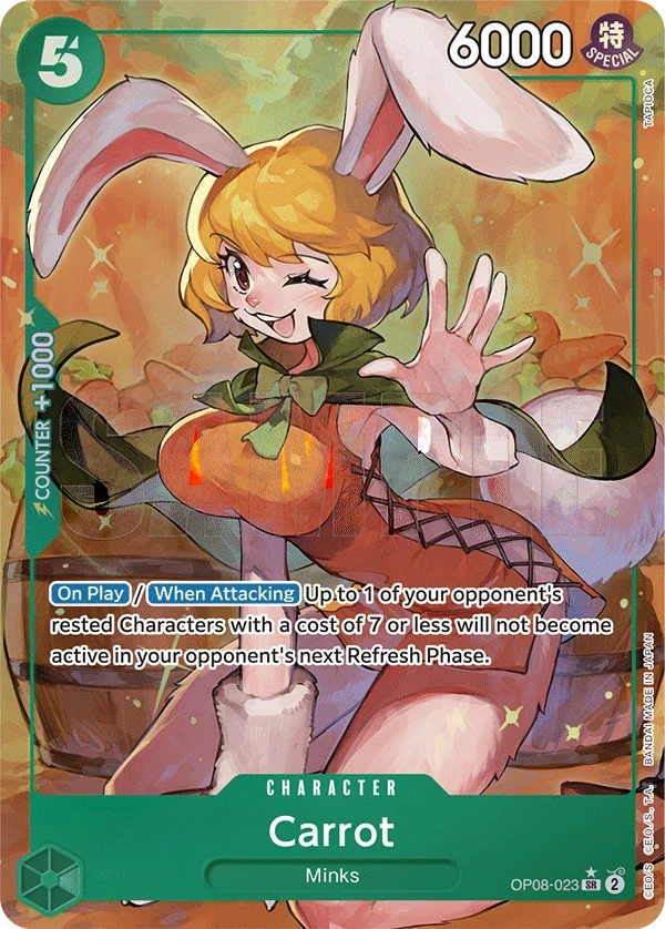 Carrot (OP08-023_p1) Alt Art One Piece card