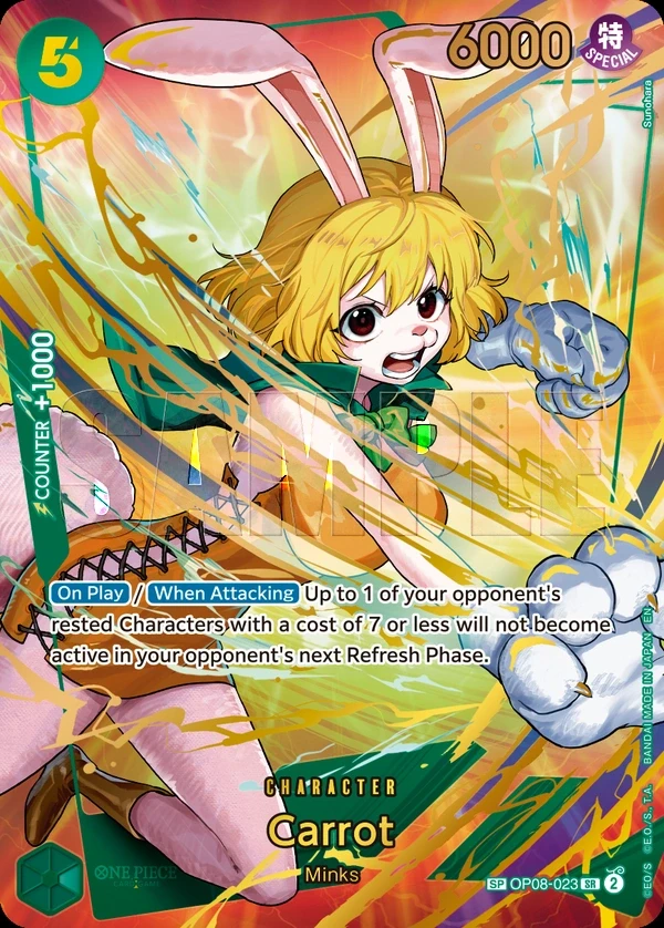 Carrot (OP08-023_p2) SP One Piece card