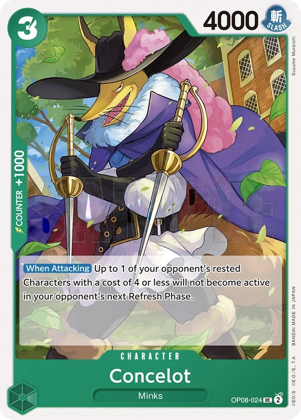 Concelot (OP08-024) One Piece Card Game card