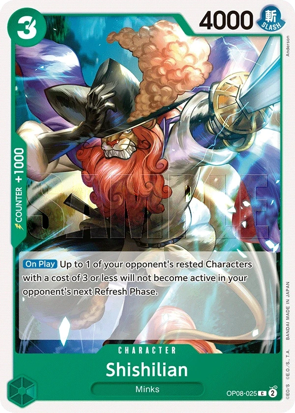 Shishilian (OP08-025) One Piece card