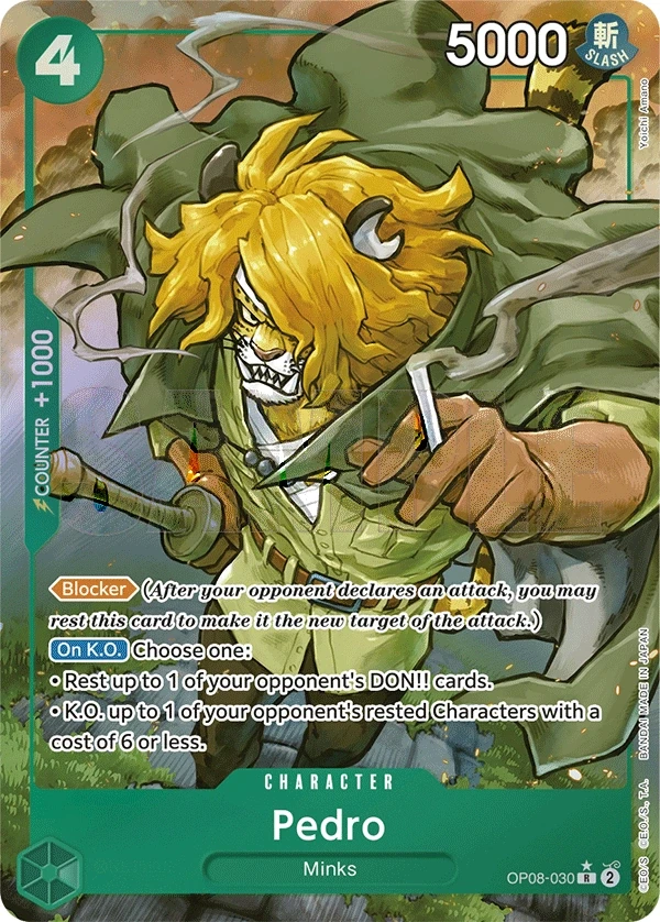 Pedro (OP08-030_p1) Alt Art One Piece card