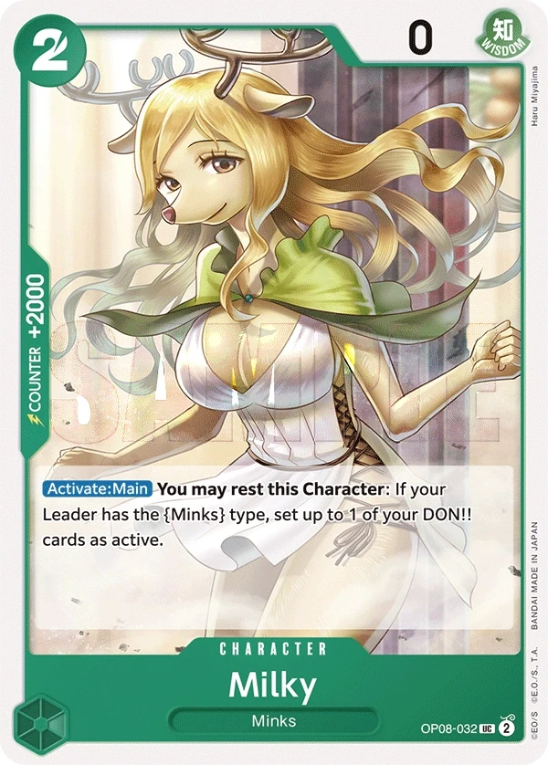 Milky (OP08-032) One Piece Card Game card