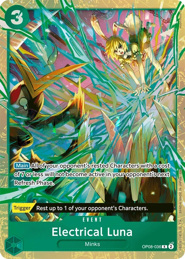 Electrical Luna (OP08-036_p1) Alt Art One Piece card