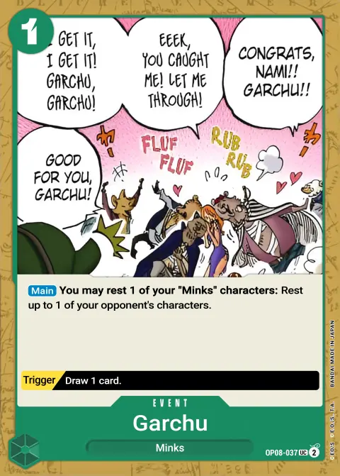 Garchu (OP08-037) One Piece card