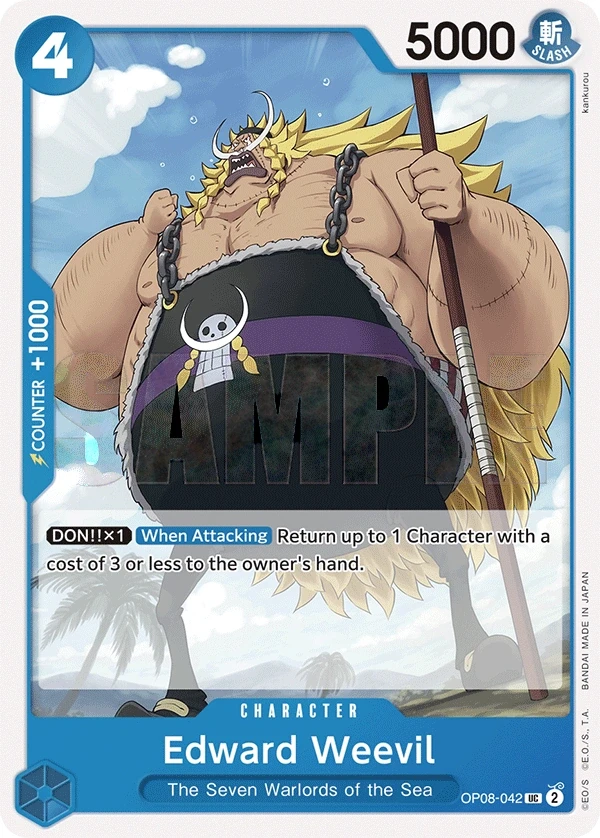 Edward Weevil (OP08-042) One Piece card