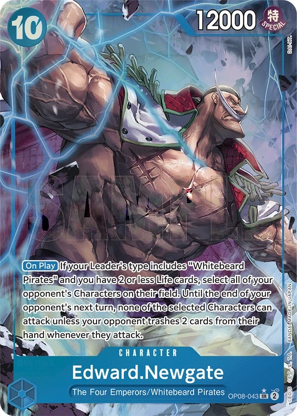 Edward.Newgate (OP08-043_p1) Alt Art One Piece card