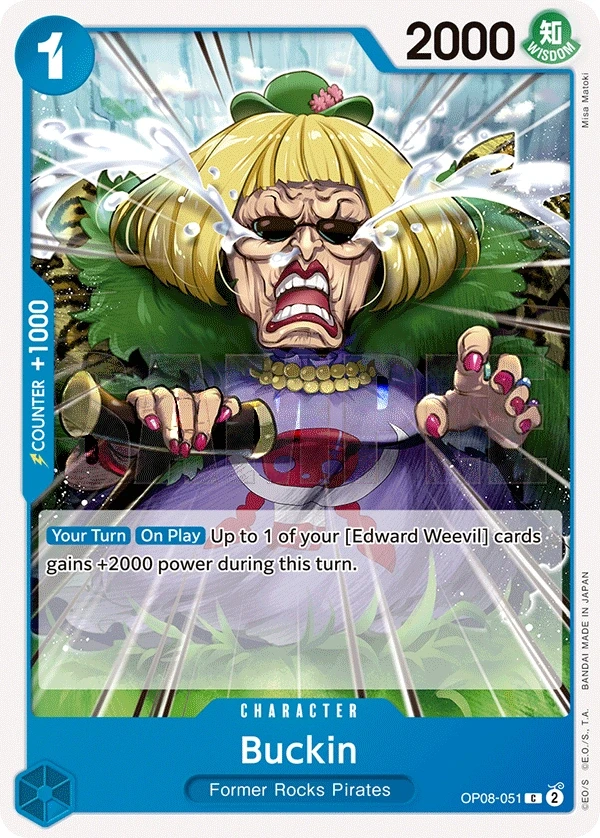 Buckin (OP08-051) One Piece card