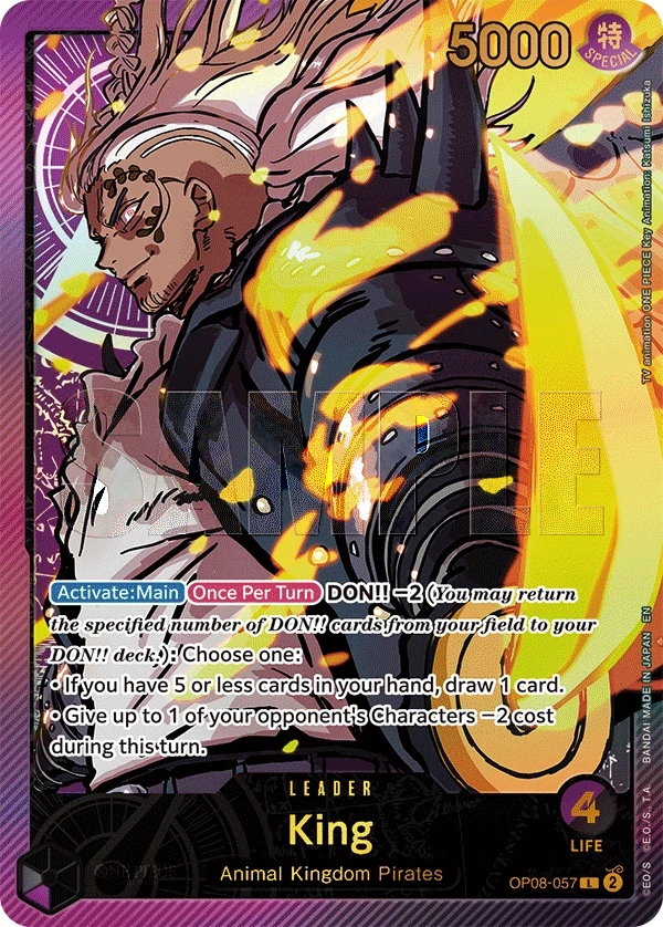 King (OP08-057_p2) Alt Art One Piece card