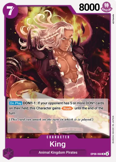 King (OP08-060) One Piece card