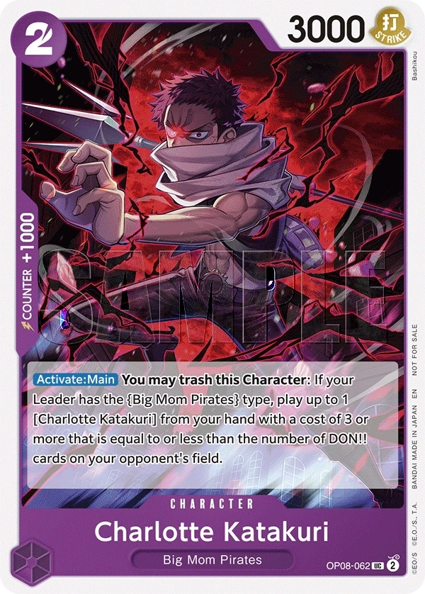 Charlotte Katakuri (OP08-062_p1) Alt Art One Piece card