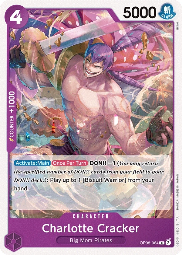 Charlotte Cracker (OP08-064) One Piece card