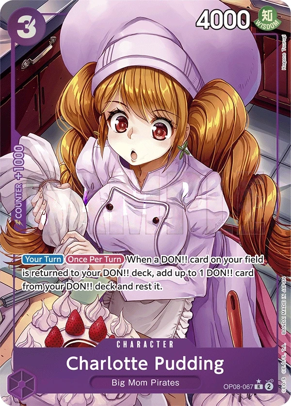 Charlotte Pudding (OP08-067_p1) Alt Art One Piece card