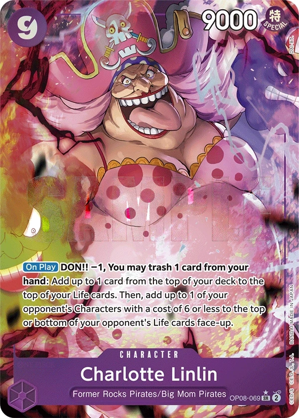 Charlotte Linlin (OP08-069_p1) Alt Art One Piece card